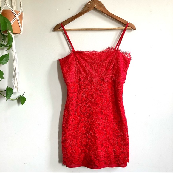 Revolve Majorelle Apollo Mini Dress Racing Red - Picture 2 of 8